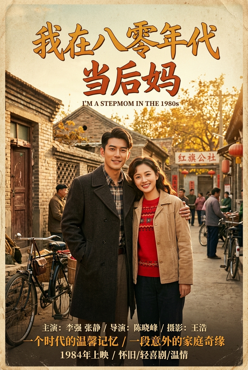 我在八零年代当后妈短剧海报封面